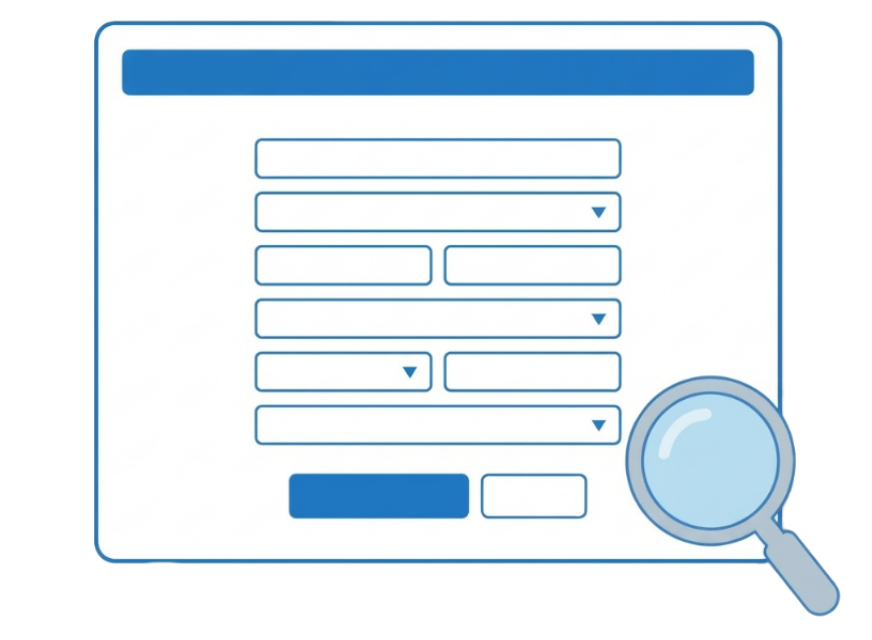 注文したい名刺を検索。